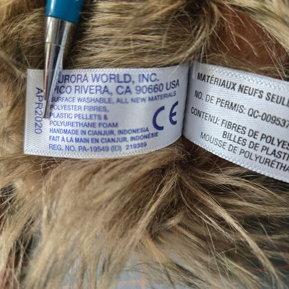 Aurora Fancifur Brown Tan Deer Antlers Long Two Tone Luxurious Faux Fur 2020 - Picture 10 of 12